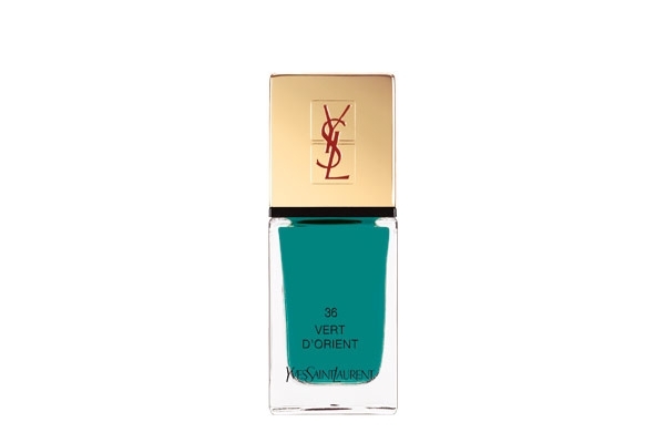 أخضر منعش Yves Saint Laurent La Laque Couture in Vert D’Orient no.36