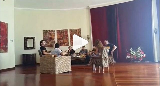 فيديو ينشر للمرة الأولى... ماذا فعلت ميريام فارس قبل حفلة عيد الفطر؟