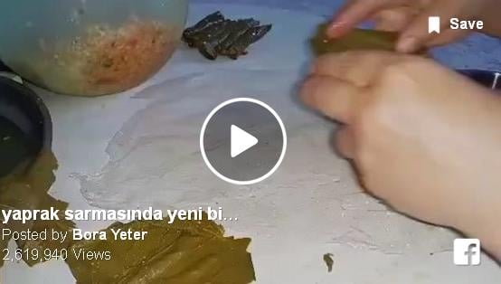 بالفيديو- أسهل طريقة للف ورق العنب