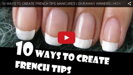 بالفيديو- 10 طرق سهلة لتلوين الأظافر على الطريقة الفرنسية!