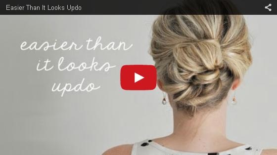 بالفيديو- طريقة سهلة لرفع الشعر للحفلات والمناسبات!