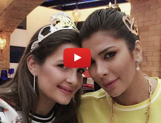 بالفيديو والصور- أصالة في حضن أخيها وتغني لأمها في عيد ميلاد ابنتها شام