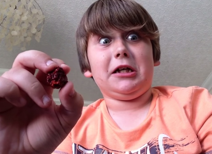 بالفيديو- شاهدوا ردة فعل طفل جرّب أكثر أنواع الفلفل حرارة في العالم!