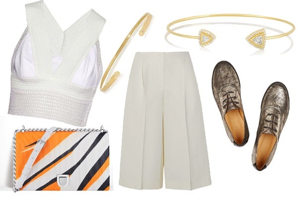 متألقة باللون الأبيض كأيقونات الموضة