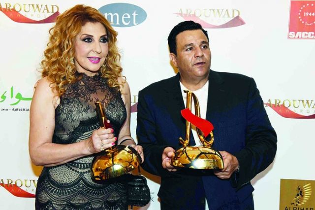 ناديا الجندي ومحمد فؤاد