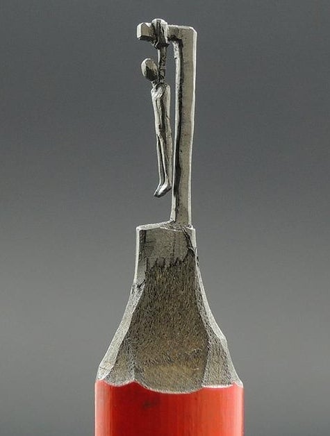 بالصور– منحوتات تأسر الألباب من أقلام الرصاص