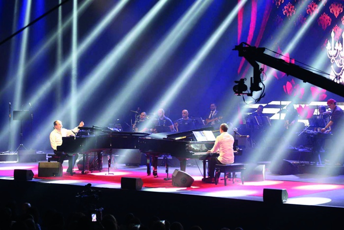 Raoul Di Blasio وميشال فاضل في أعياد بيروت