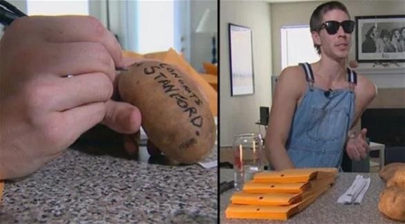 كتب رسائل على حبات البطاطا وحقق 10 آلاف دولار شهرياً