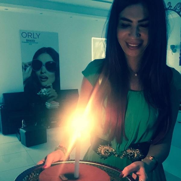 بالصور - هذا هو عمر ميساء مغربي الحقيقي وشاهدوا كيف احتفلت بعيد ميلادها