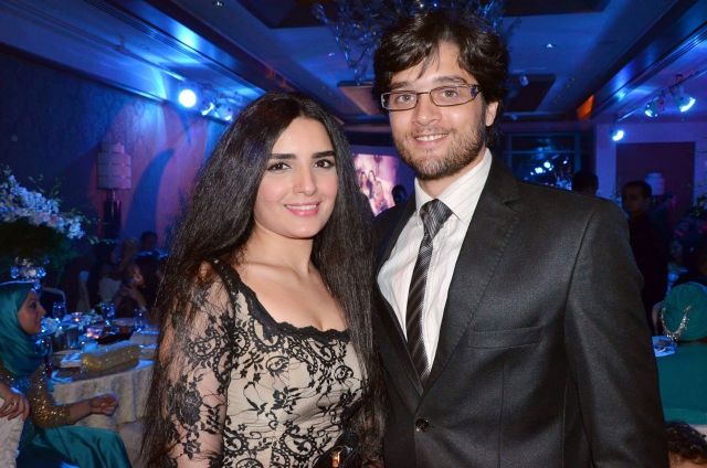 عمر خورشيد وزوجته ياسمين جيلاني