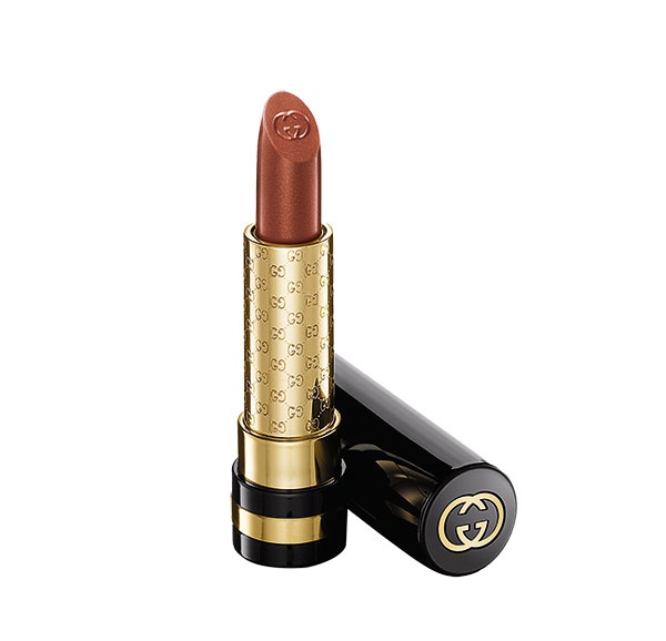 Gucci Lips Audacious Color  Intense Lipstick in Iconic Bronze
