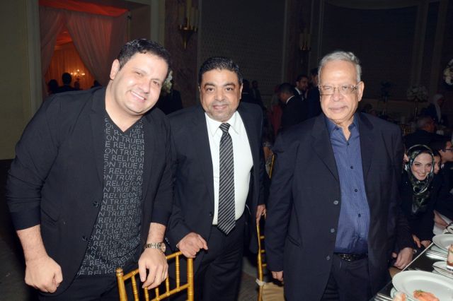 مصطفى محرم ومحمود شميس وادوارد