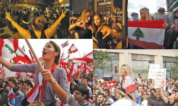 صورة المرأة في تظاهرات لبنان... «الترافيك عايز كده»!