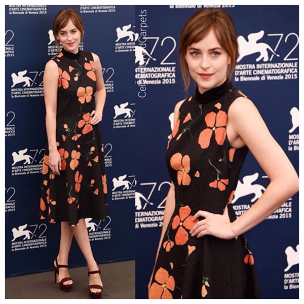 Dakota Johnson in Rodarte
