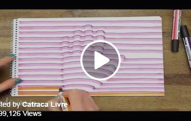 بالفيديو- أسهل خدعة لترسموا يدكم  بطريقة 3d