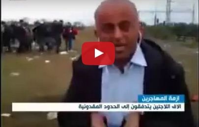 بالفيديو- مراسل تلفزيوني يجهش بالبكاء على الهواء