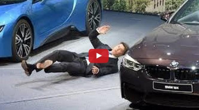 بالفيديو – إغماء وسقوط على الأرض أمام الجميع للرئيس التنفيذي لـ Bmw، هل توفي؟