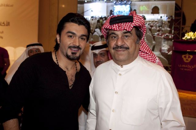 عبدالله بهمن مع النجم عبدالحسين عبد الرضا