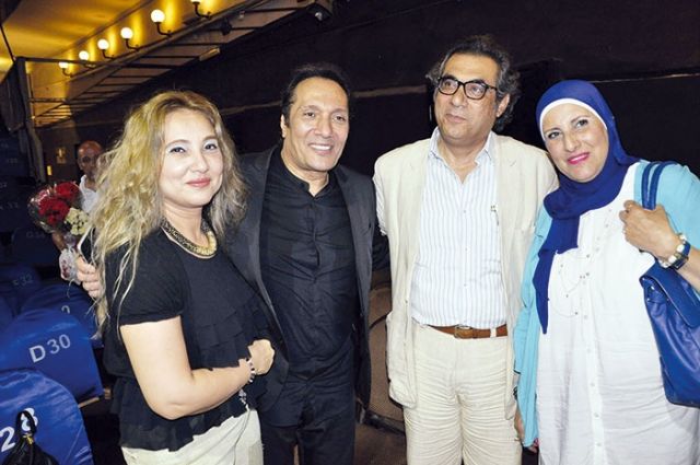 عادل الحجار وزوجته