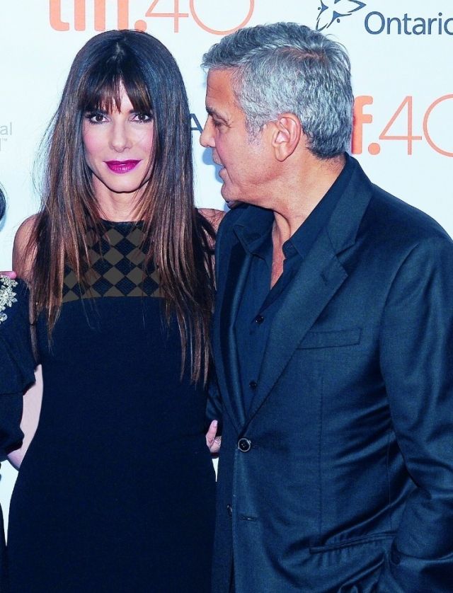 جورج كلوني وساندرا بولوك