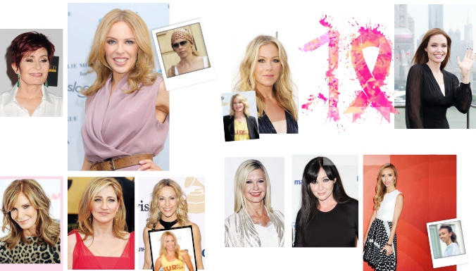 10 نجمات حاربن سرطان الثدي