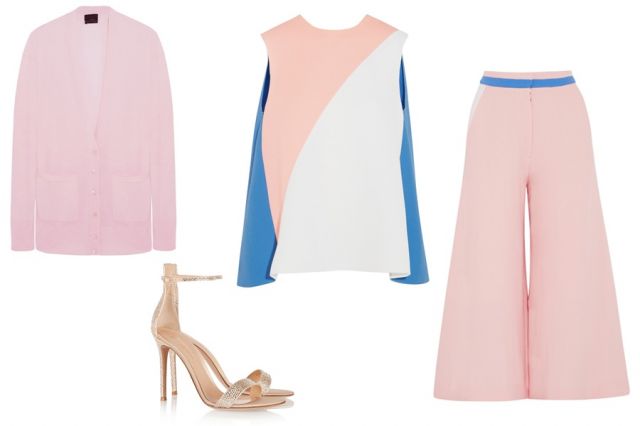 أضيفي سترة من الصوف باللون الزاهي لإطلالتك الصيفية.