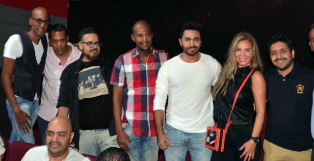 نيكول و تامر ووائل المصري و فريق بلاك تيما