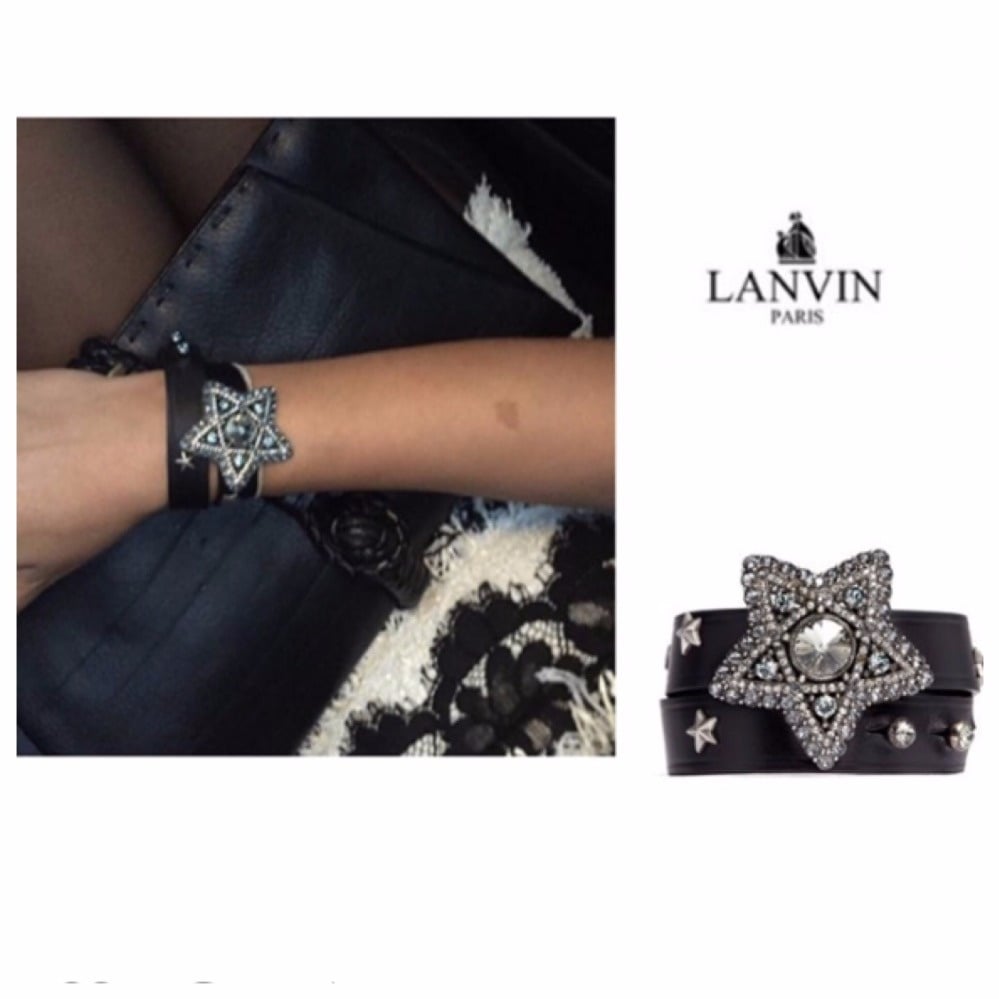 سوار جلديّ على شكل نجمة من Lanvin