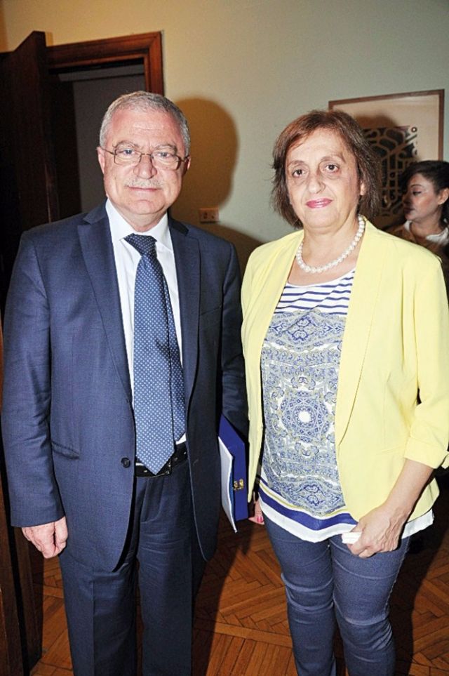 سفير لبنان الدكتور خالد زيادة وزوجته هلا