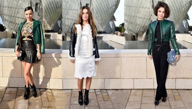 نجمات الصف الأول في عرض Louis Vuitton لربيع وصيف 2015/2016