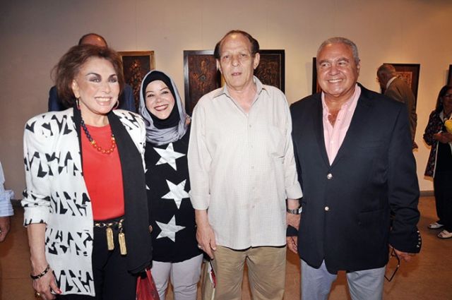 أيمن صلاح طاهر والفنان محمد ثابت ولبنى عبد العزيز