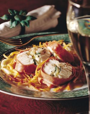 لفافات السمك بالجامبون البقري