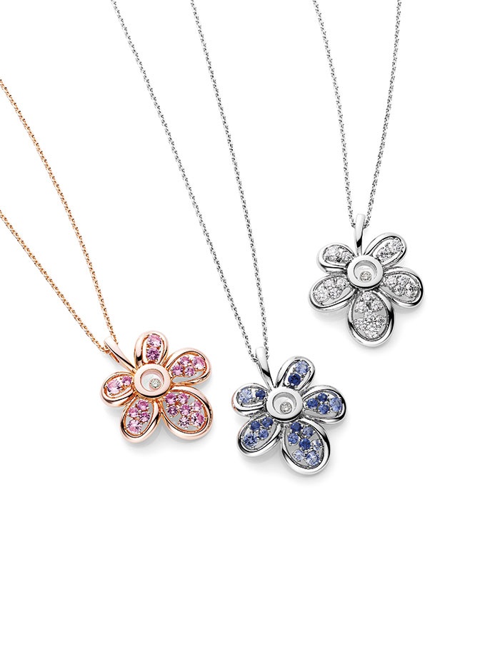 قلادات Happy Diamonds من CHOPARD ماسة متحرّكة... روح حرّة