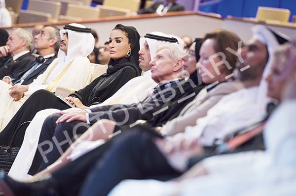 الشيخة موزا تشهد حفل افتتاح المؤتمر الدولي للجمعية الدولية لجودة الرعاية الصحية