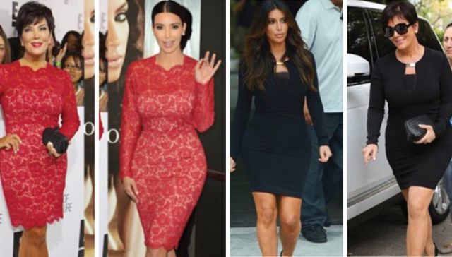 كريس جينر تقلد ابنتها كيم كارداشيان