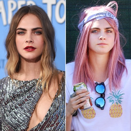 النجمات والخصلات الملونة