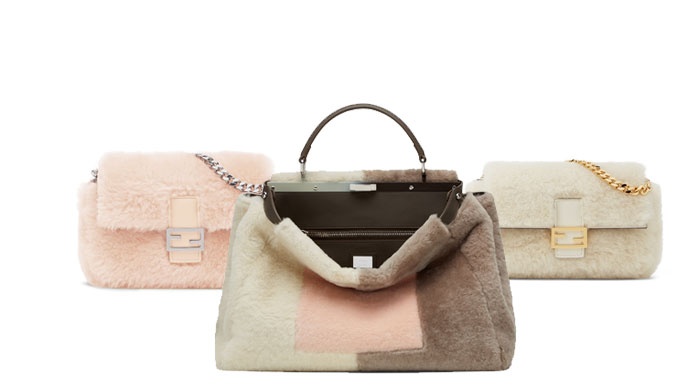 حقائب Shearling Mania الفرو من Fendi