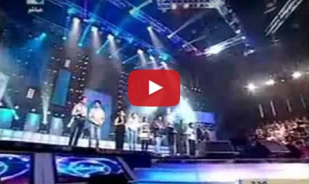 بالفيديو - شاهدوا مشتركة thevoice  مع فريق عاصي الحلاني تغني مع سعد لمجرد