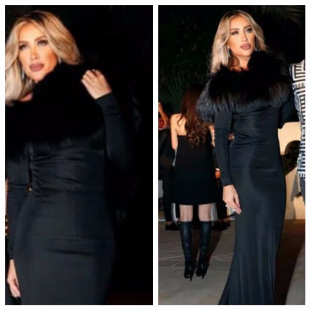 مايا دياب بأزياء Dsquared2