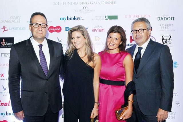 ناجي وندين الاشقر وزينة وفايز دحدح