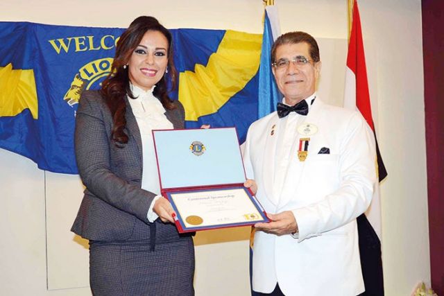 إلياس زاخورا يكرم مروة ناجي