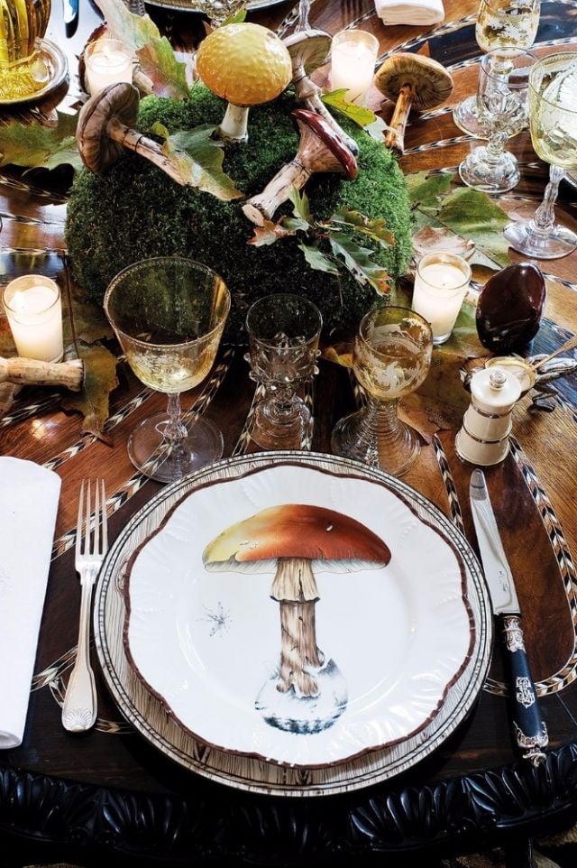 نبات الفطر البري يزيّن موائد «ألبيرتو بنتو»