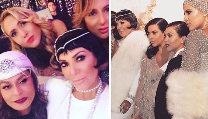 أزياء مميزة أضاءت حفل Kris Jenner  الستين
