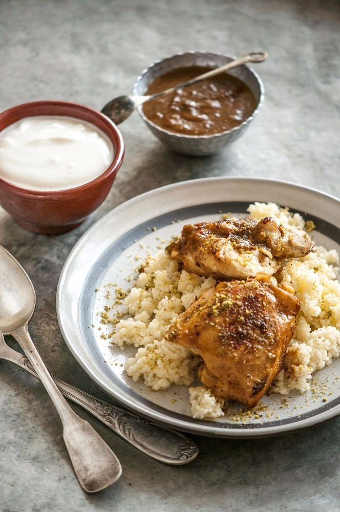 الأكل فنّ مع مها:  الدجاج بالبرتقال والفستق الحلبي