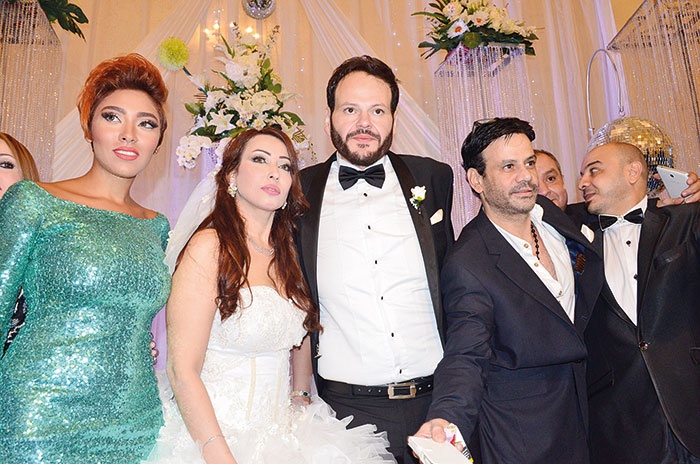 نجوم الفن يحتفلون بزفاف أحمد بجة ورانيا مسعد