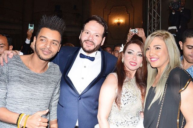 مي كساب وأوكا حرصا على الحضور
