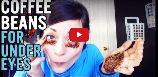 بالفيديو - شاهدوا ماذا يحصل عند وضع القهوة أسفل العينين.. لن تصدّقوا!
