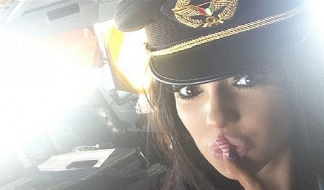 بالفيديو والصور - تجريد طيار كويتي من رخصته.. بسبب ممثلة إغراء!