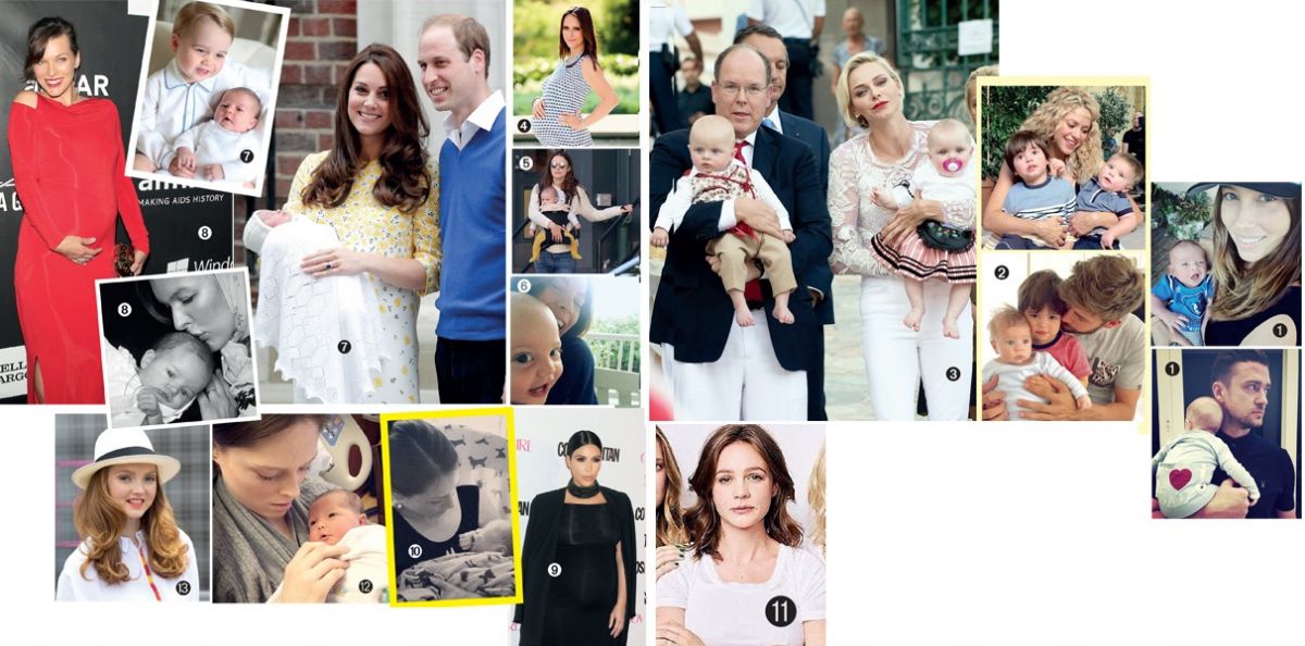 أولاد نجوم أبصروا النور في الـ 2015... عام الولادات والوداع