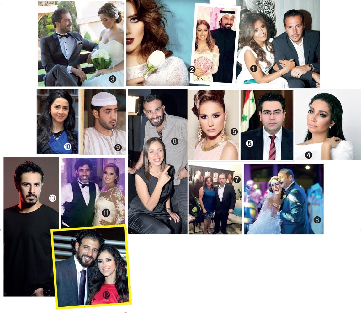 زواج وخطوبة وحب في العام 2015... 